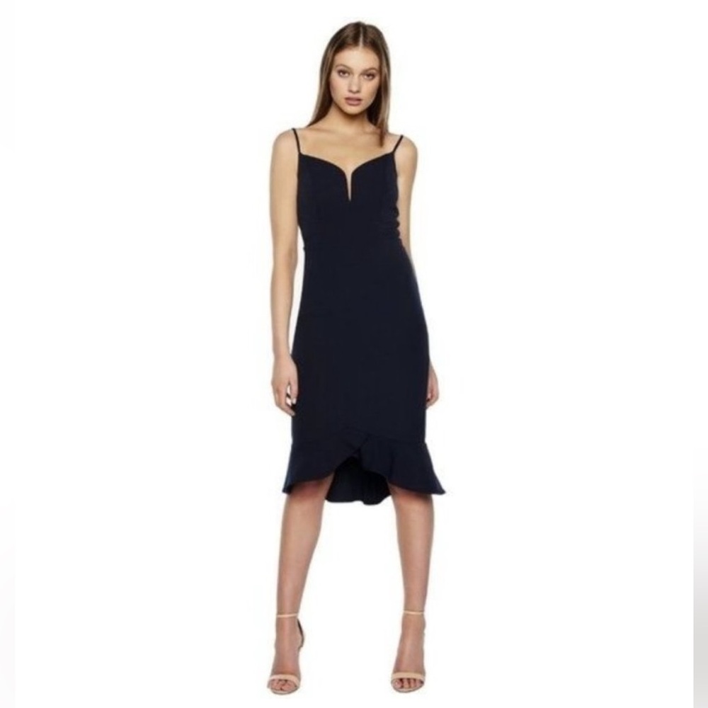 NWT BARDOT Kristen Peplum Dress Size 8